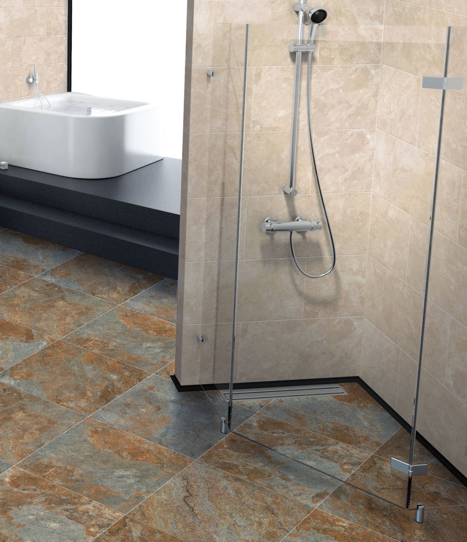 NEW YORK BEIGE - Antislip | Keros
